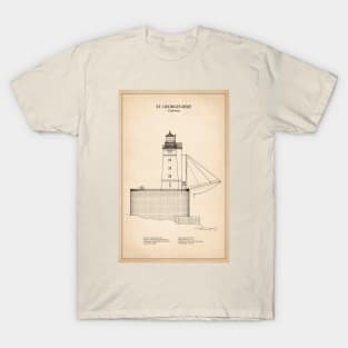 St. George Reef Lighthouse - California - SD T-Shirt